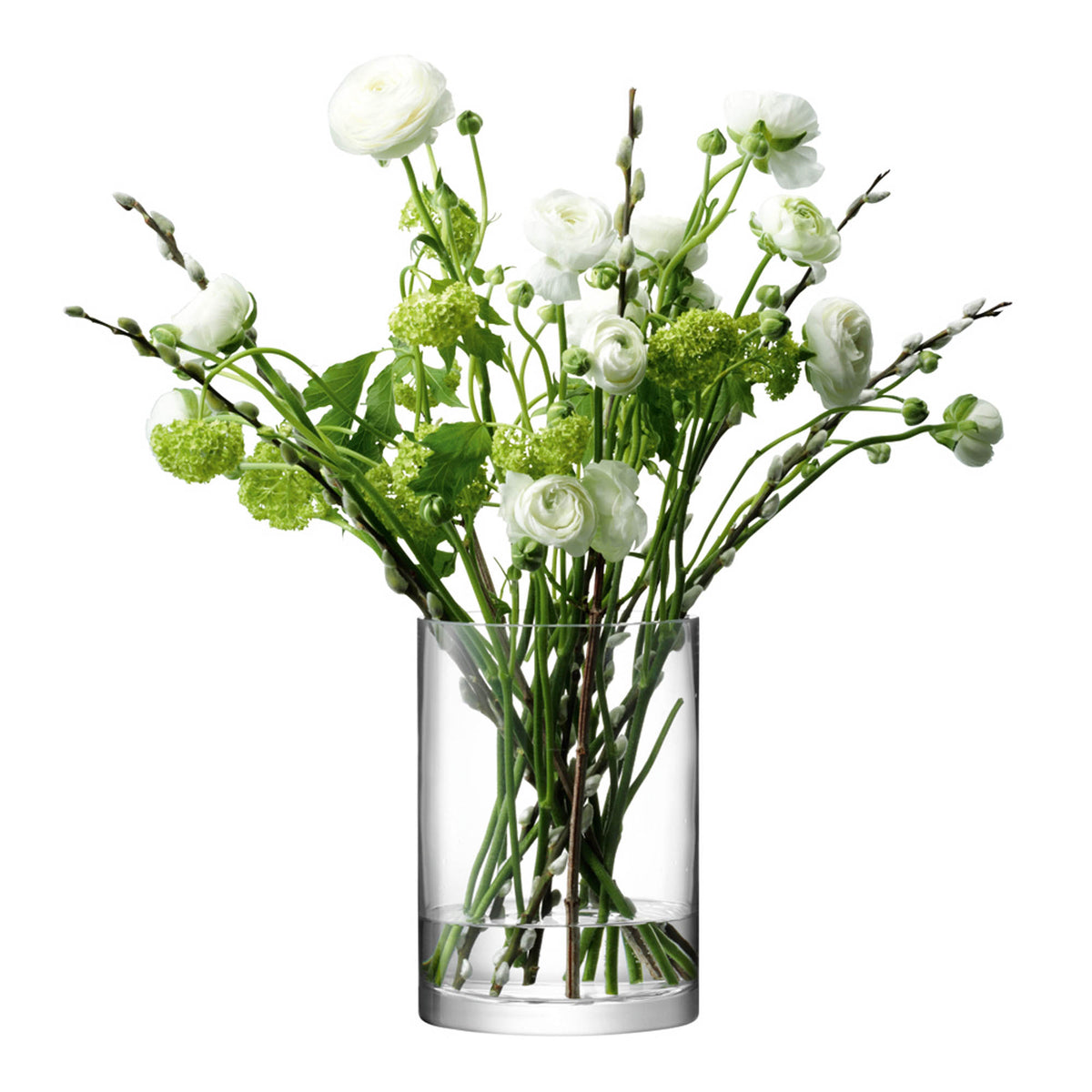LSA | Vase COLUMN, klar, Ø17cm