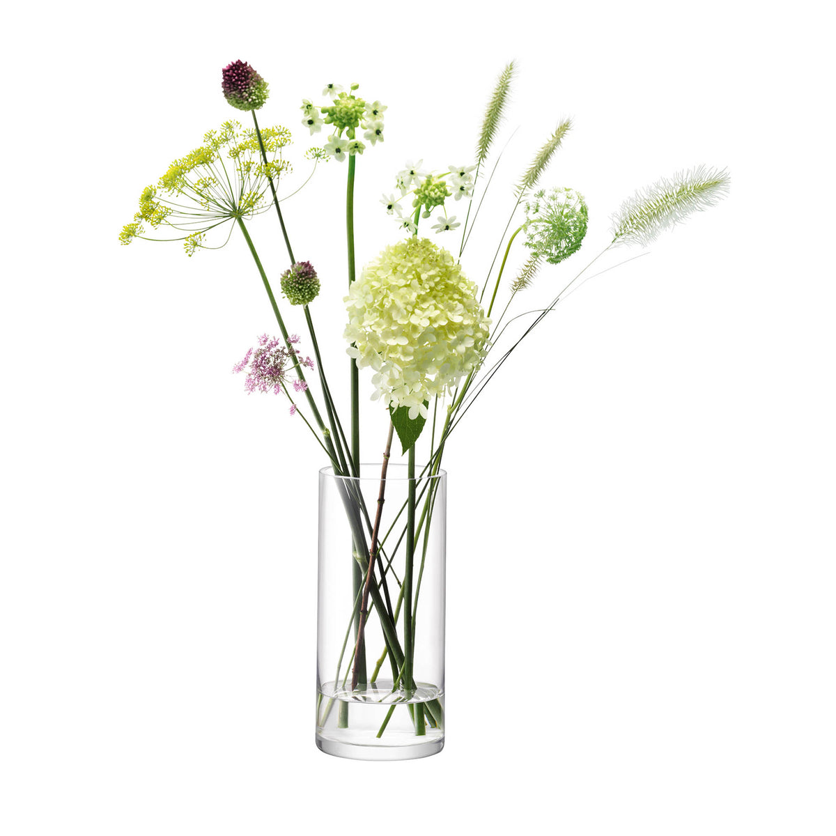 LSA | Vase COLUMN, klar, Ø13cm