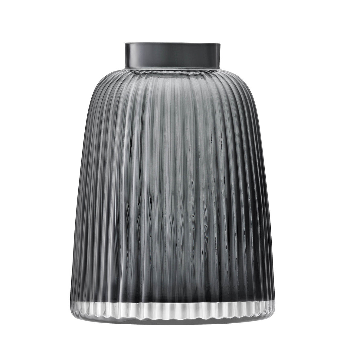 LSA | Vase PLEAT, Grey, H26cm