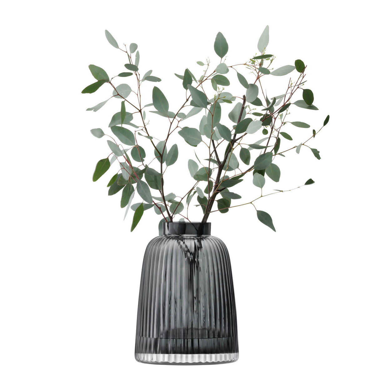 LSA | Vase PLEAT, Grey, H26cm