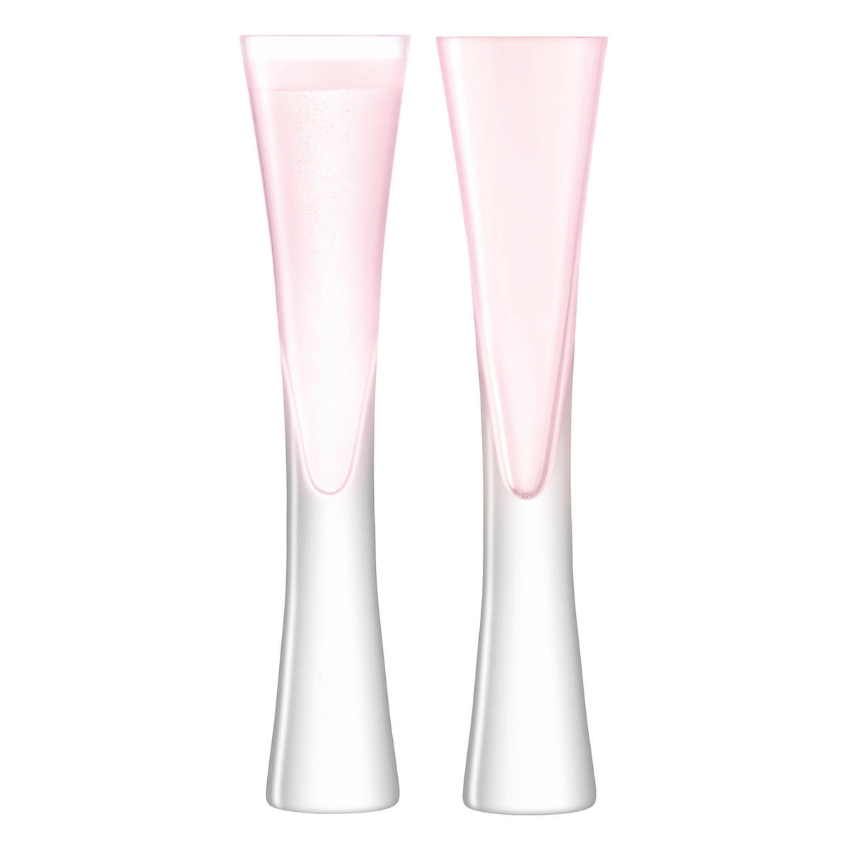 LSA | Champagnergläser, MOYA, pink, 170 ML, 2er Set