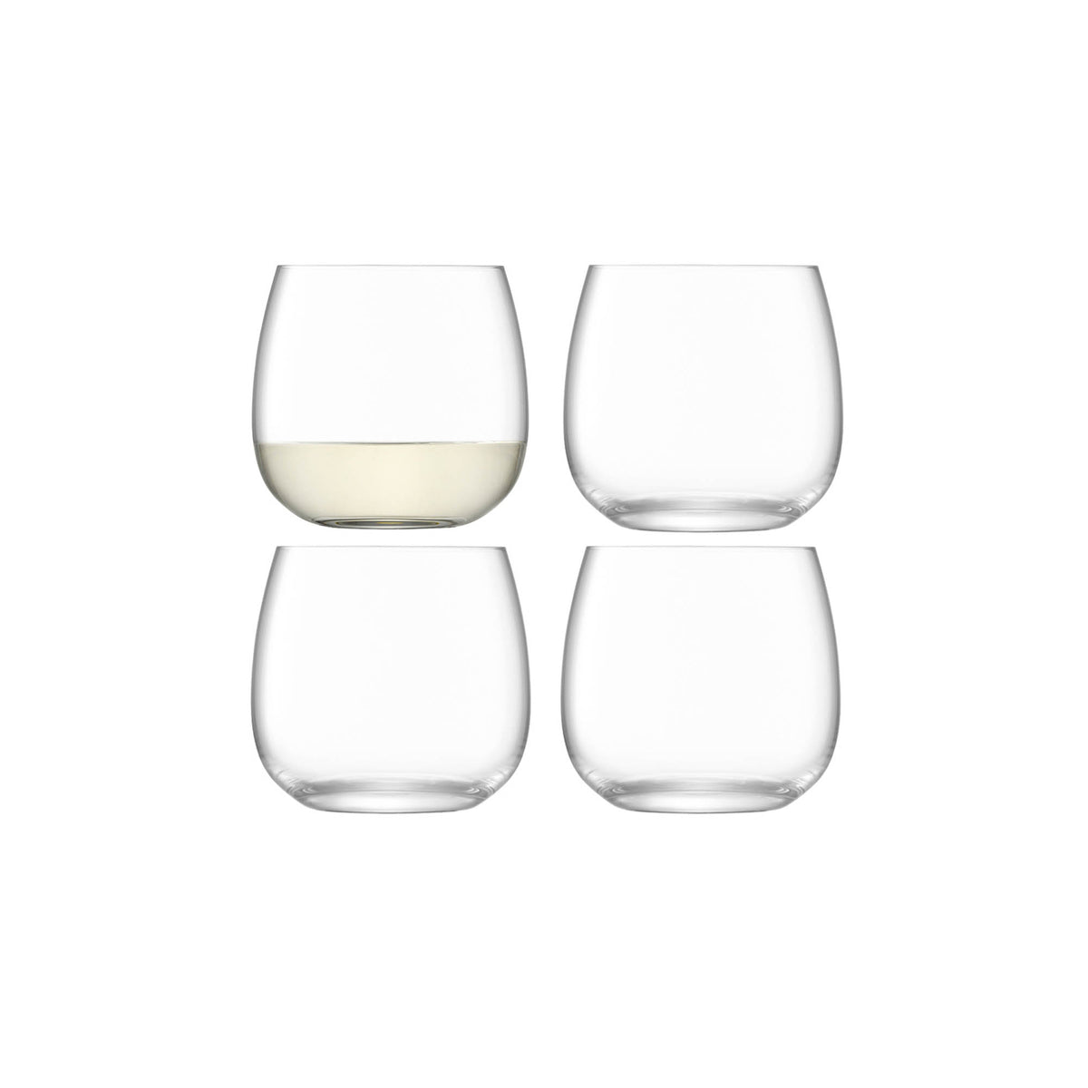 LSA | Weinglas BOROUGH, klar, 370ml, 4er Set