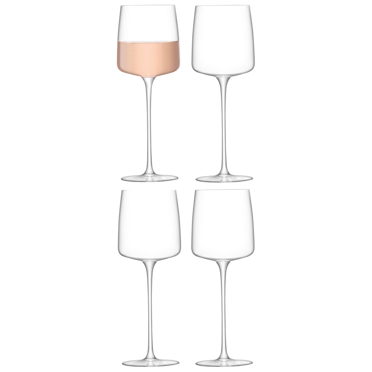 LSA | Weinglas METROPOLITAN, klar, 350ml, 4er Set