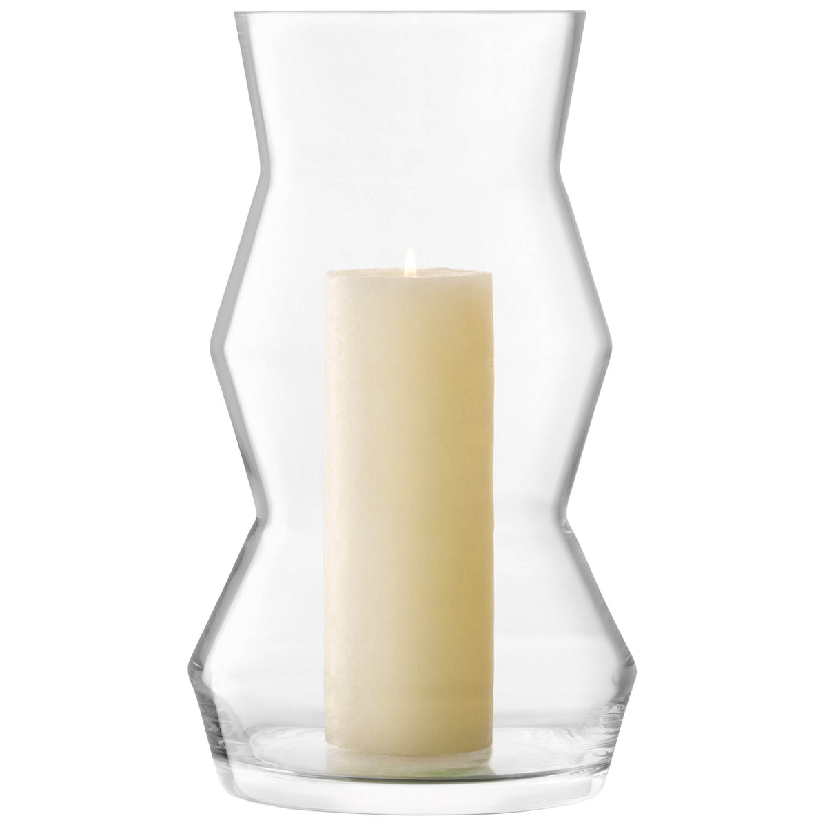 LSA | Vase, SCULPT, glasklar, H36 cm