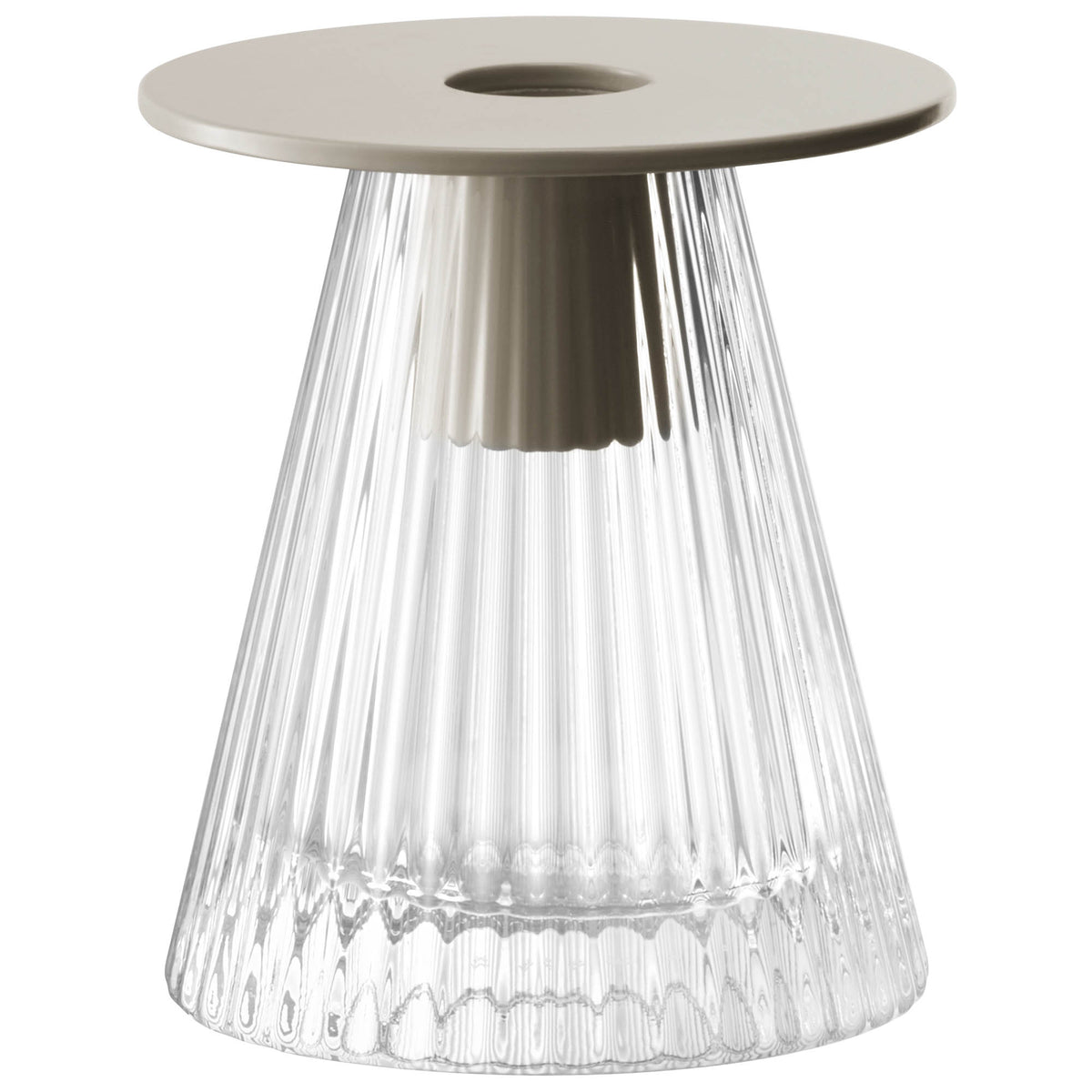 LSA | Kerzenhalter, BEACON, glasklar, H10 cm