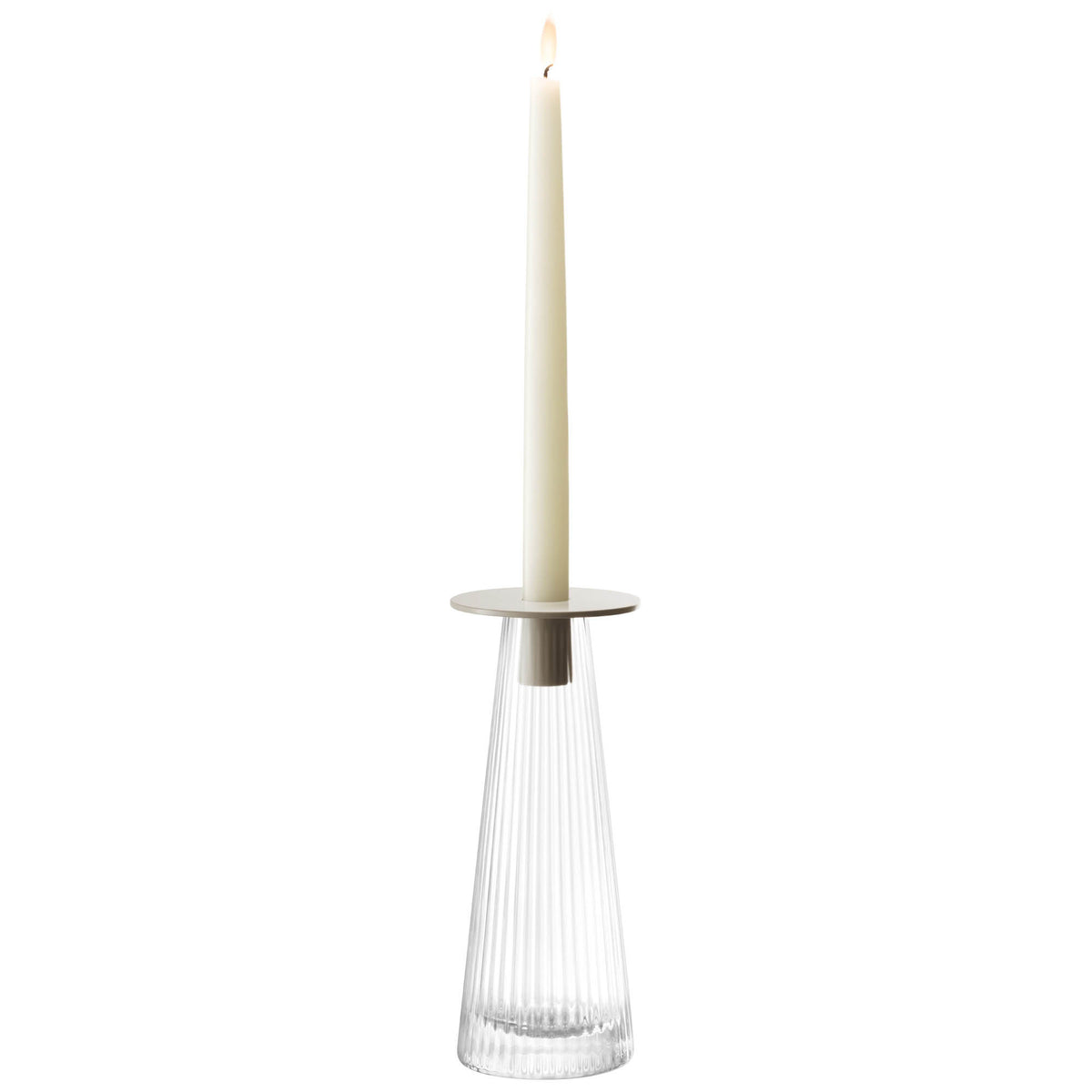 LSA | Kerzenhalter, BEACON, glasklar, H22 cm