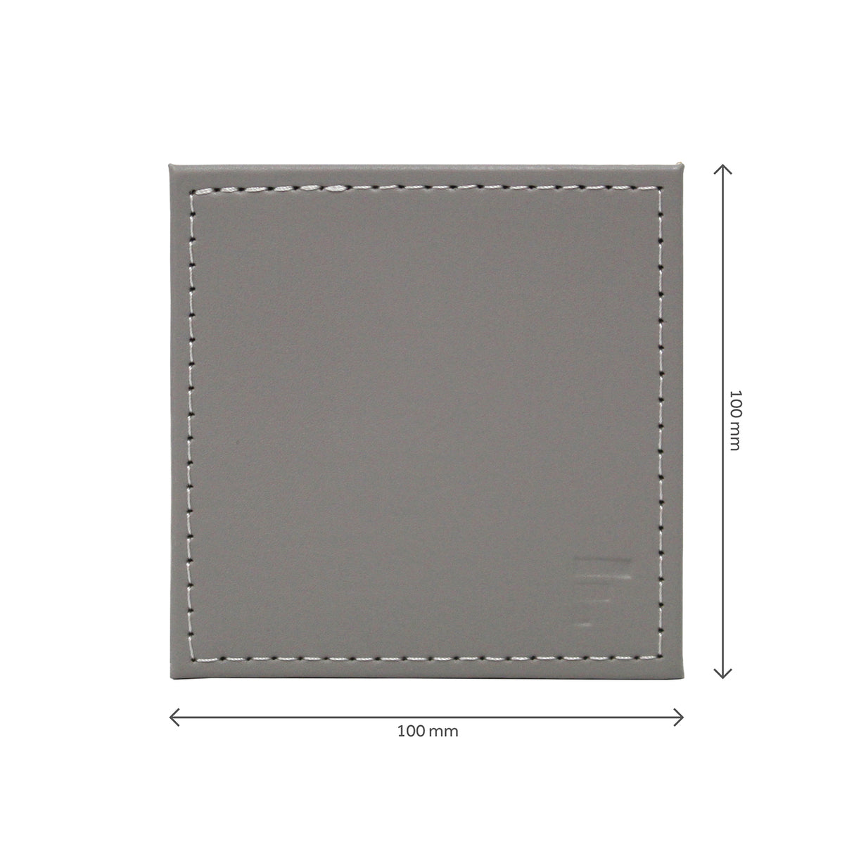 Untersetzer DUO, 4er Set, Grau/Weiß