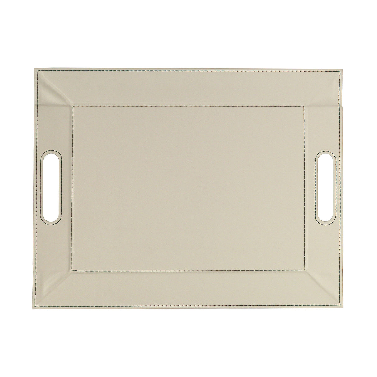 Wendetablett | 2in1 Tablett & Tischset DUO, Olive/Elfenbein, klein