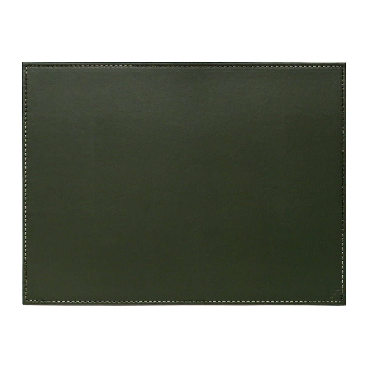 Platzset DUO rechteckig, Olive/Elfenbein