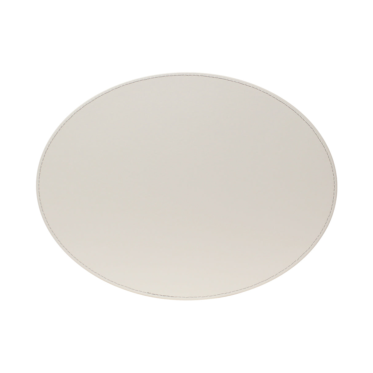 Platzset DUO, oval, Grau/Weiß