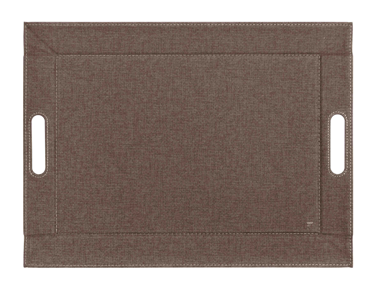 Tablett mit Textilstruktur, groß