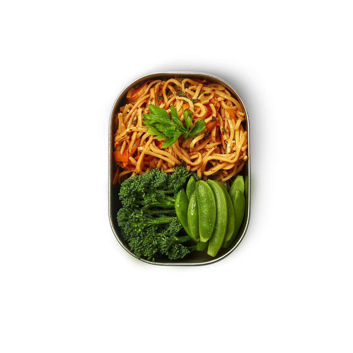 Lunchbox Edelstahl, orange, 600 ml