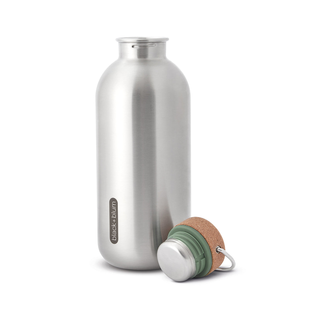 Trinkflasche, edelstahl, 600 ml