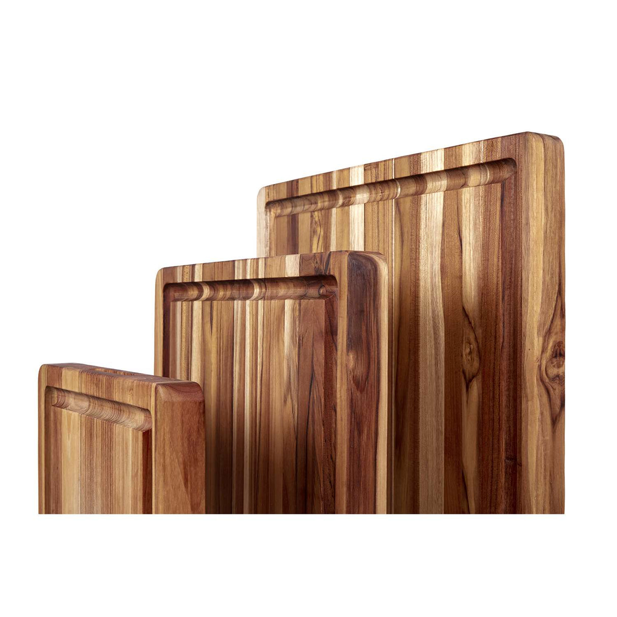 Teakholz-Schneidebrett TRADITIONAL, rechteckig