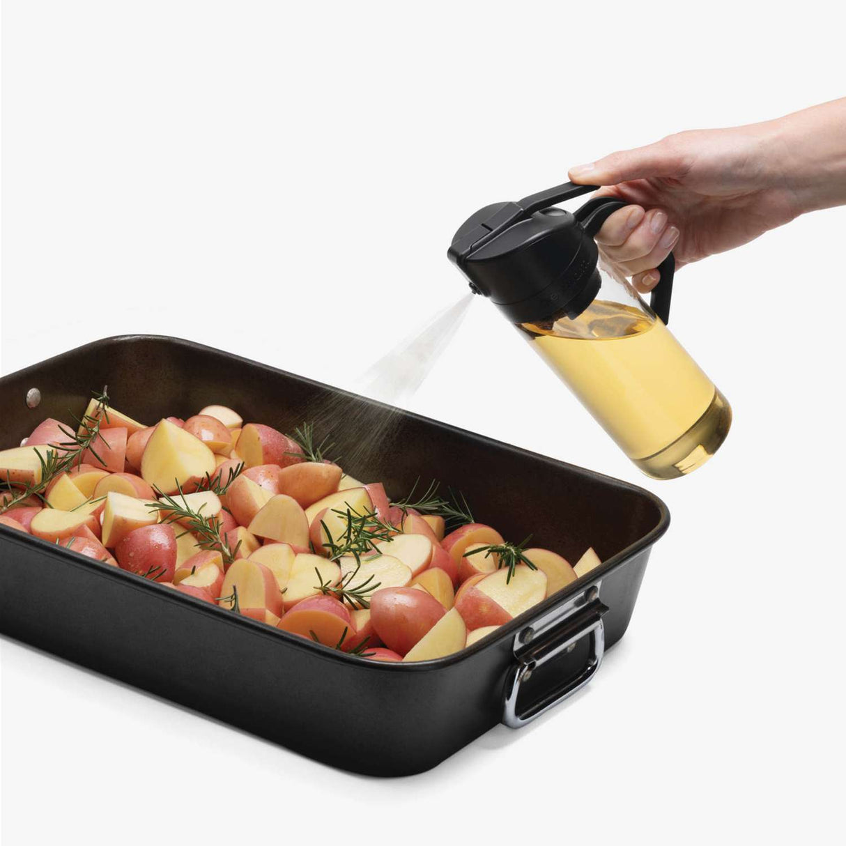 Ölflasche mit Sprüher OILEROO