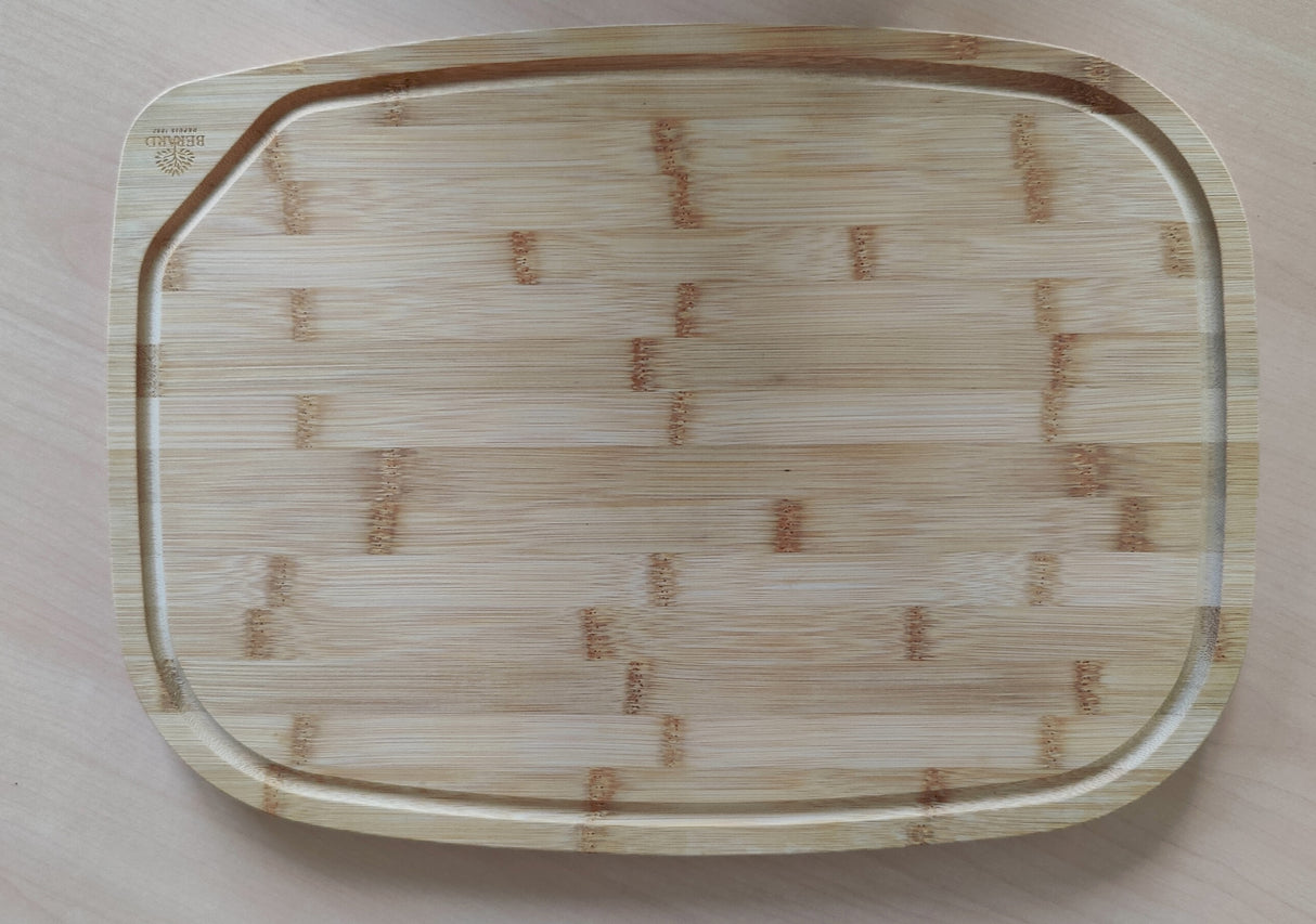 Schneidbrett mit Saftrille, Nerro aus Bambusholz, 2 Größen