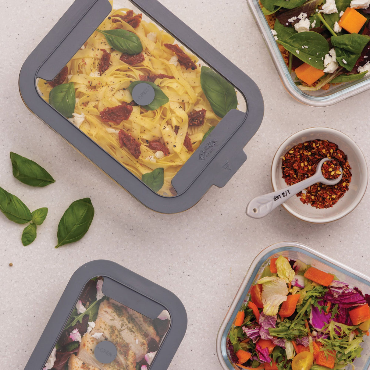 Frischhaltedose aus Glas