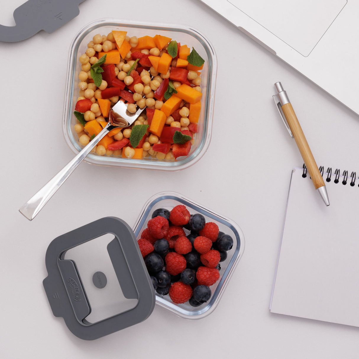 Frischhaltedose aus Glas