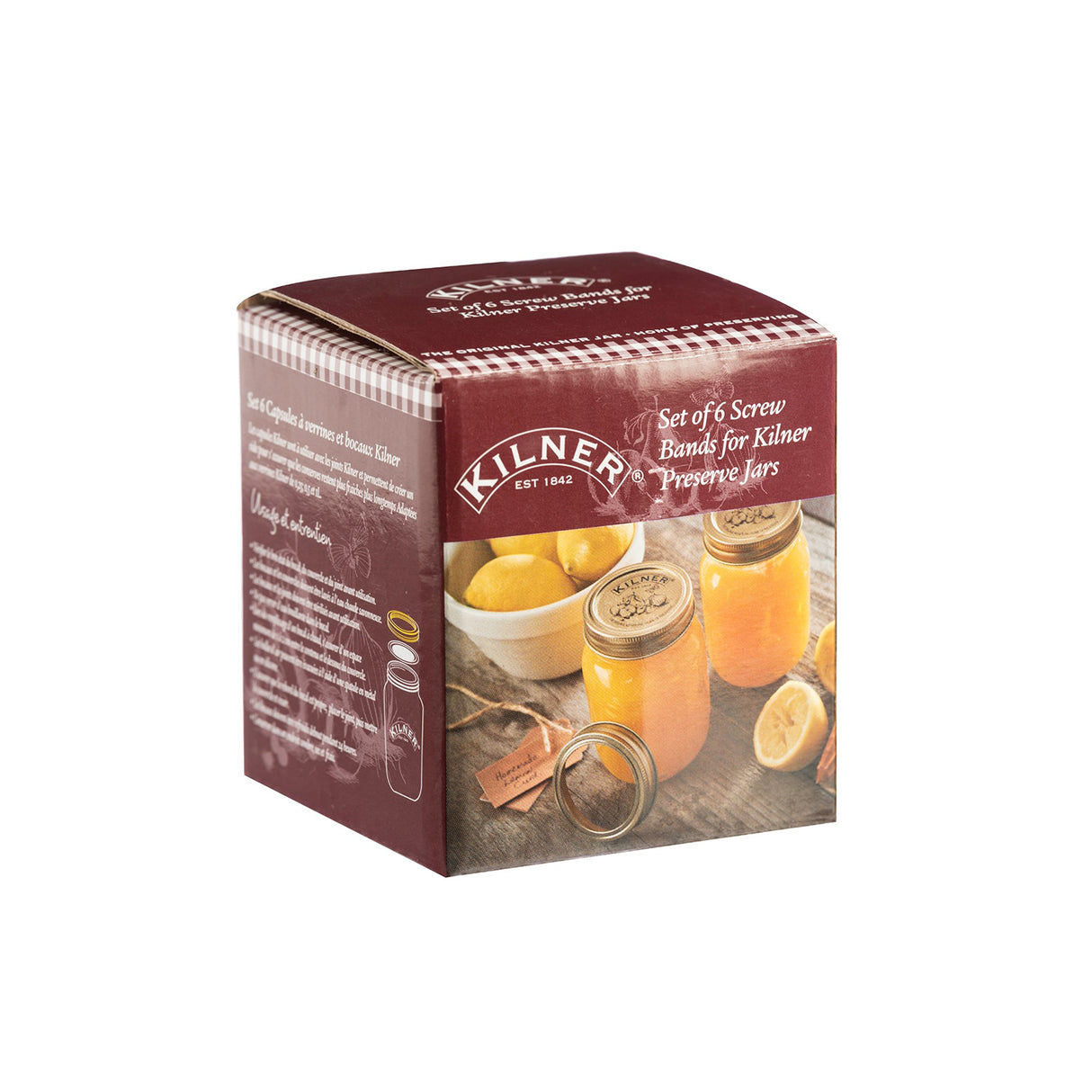 Einkochglas Drehverschlüsse, 6 Stück