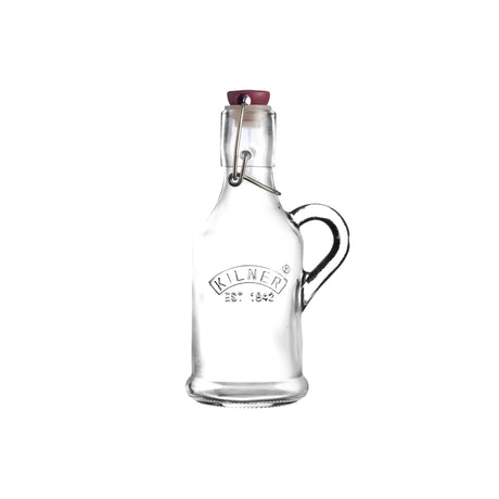 Einkochflasche mit Bügelverschluss und Henkel, 200 ml