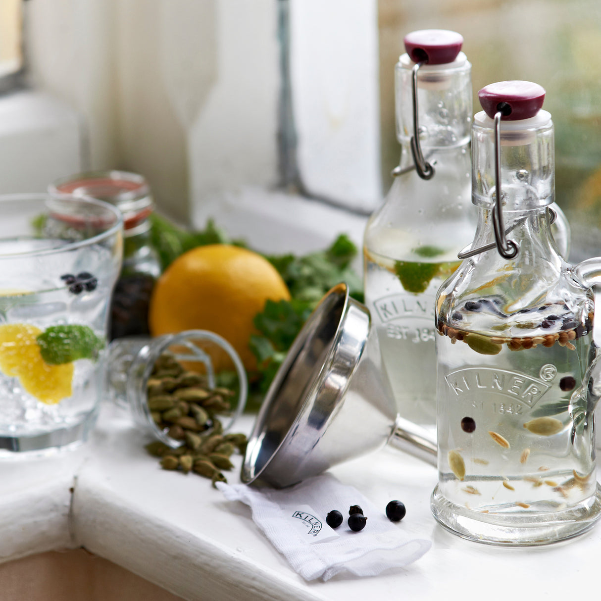 Einkochflasche mit Bügelverschluss und Henkel, 200 ml