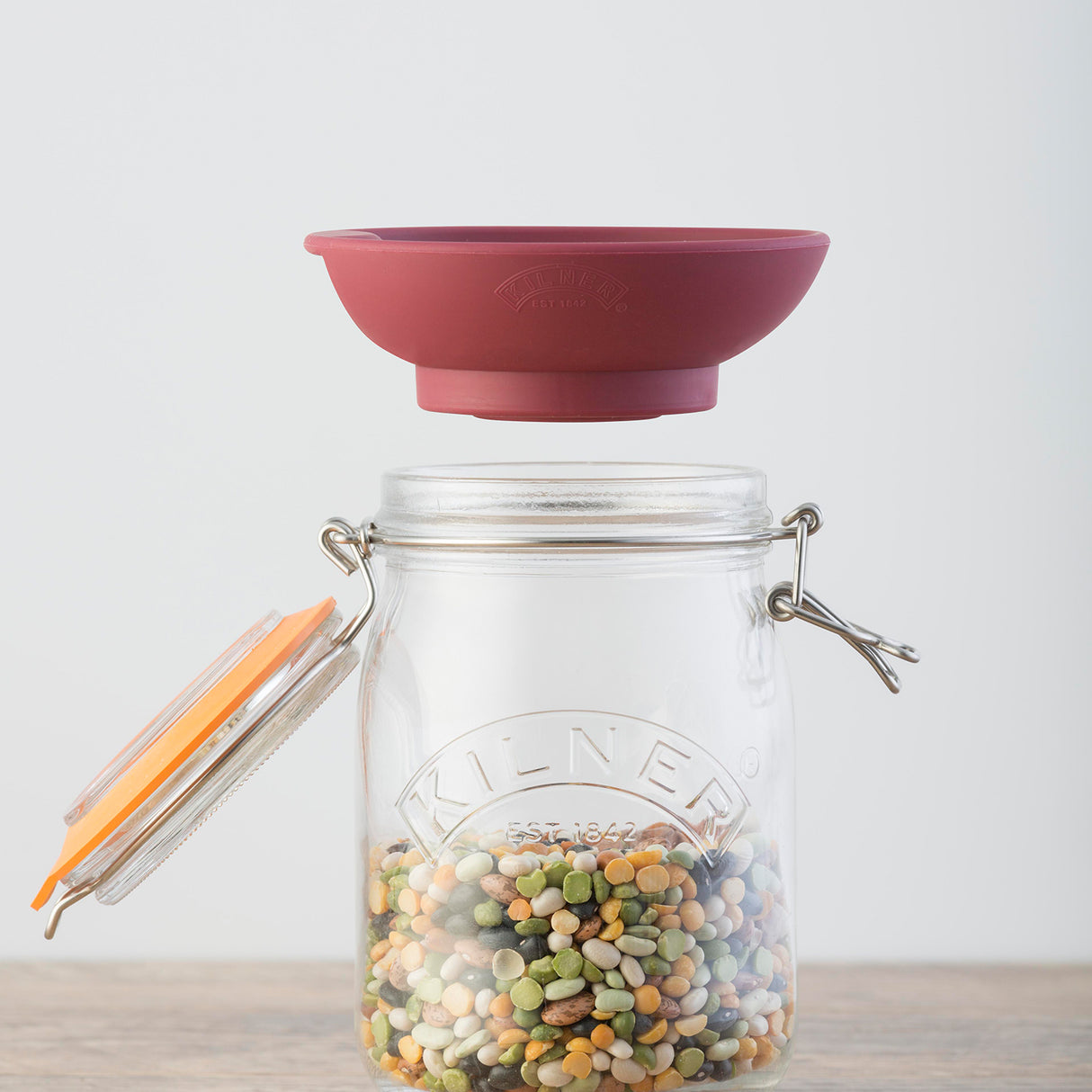 Silikon Trichter für Marmelade