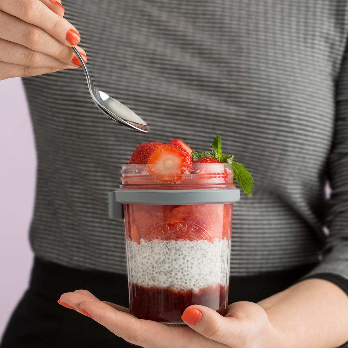 To-Go Frühstücksglas