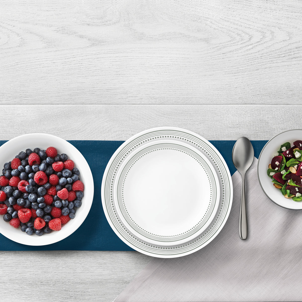 Speiseteller Mystic Gray, 21,60 cm