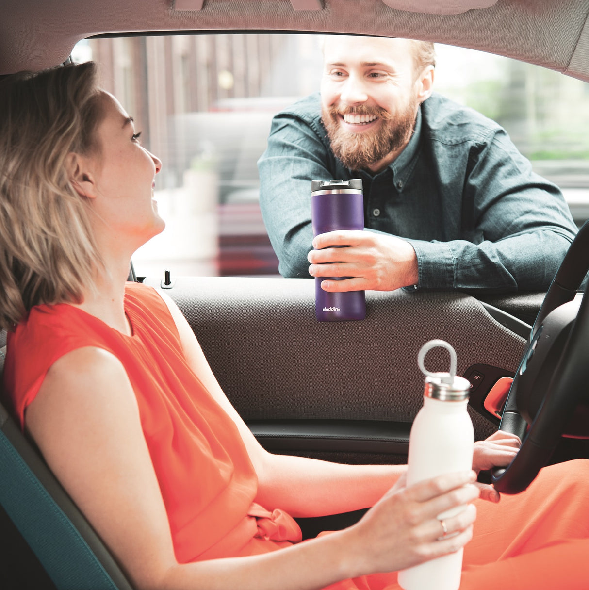 Chilled Isolierflasche, Schnee-Weiß, 550 ml