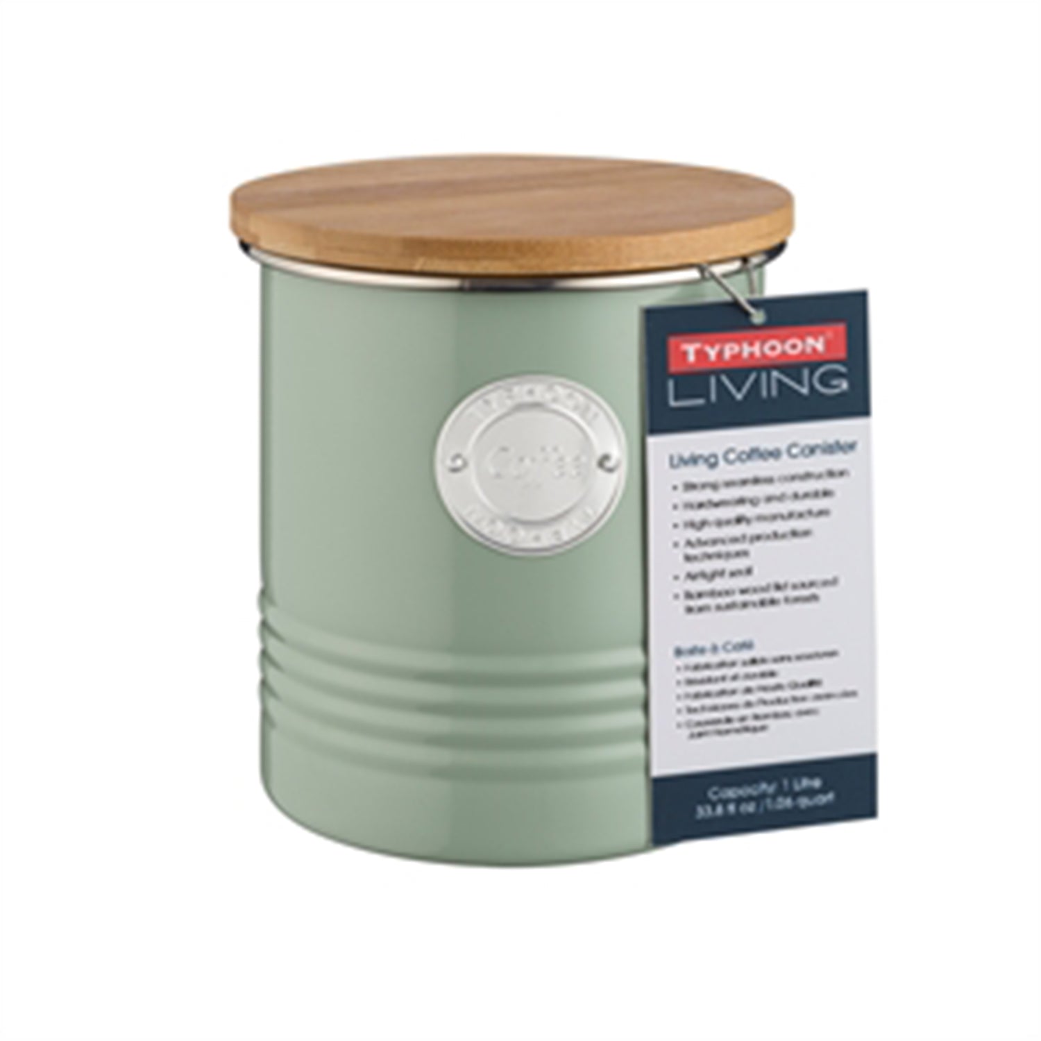 Living Collection Kaffeedose, pastellgrün, 1 Liter