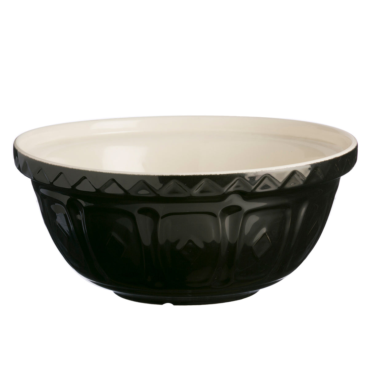 Rührschüssel, Steingut, schwarz, in 3 Größen