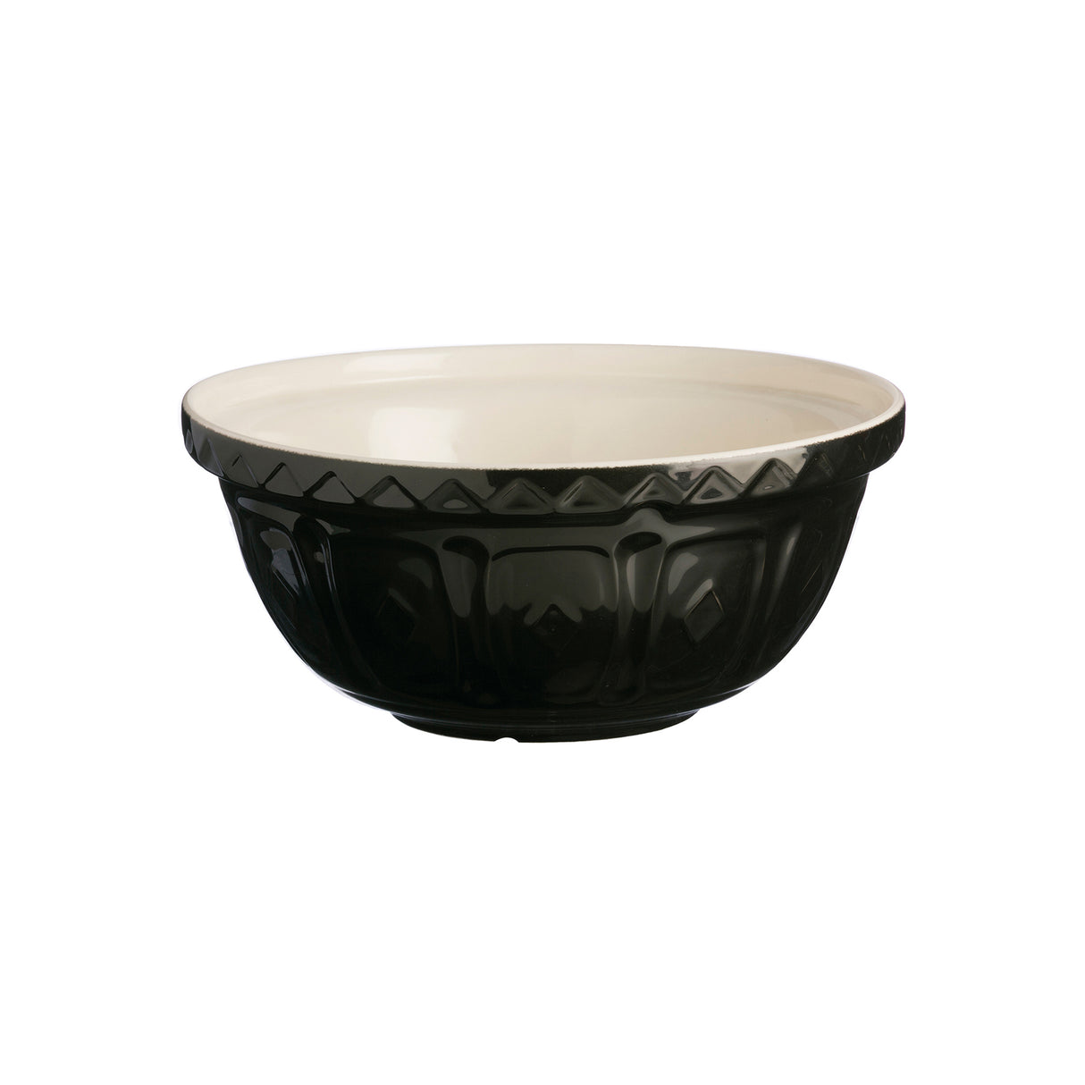 Rührschüssel, Steingut, schwarz, in 3 Größen