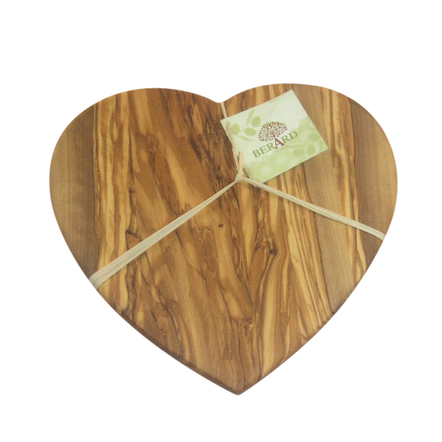 Schneidebrett in Herzfrom aus Olivenholz
