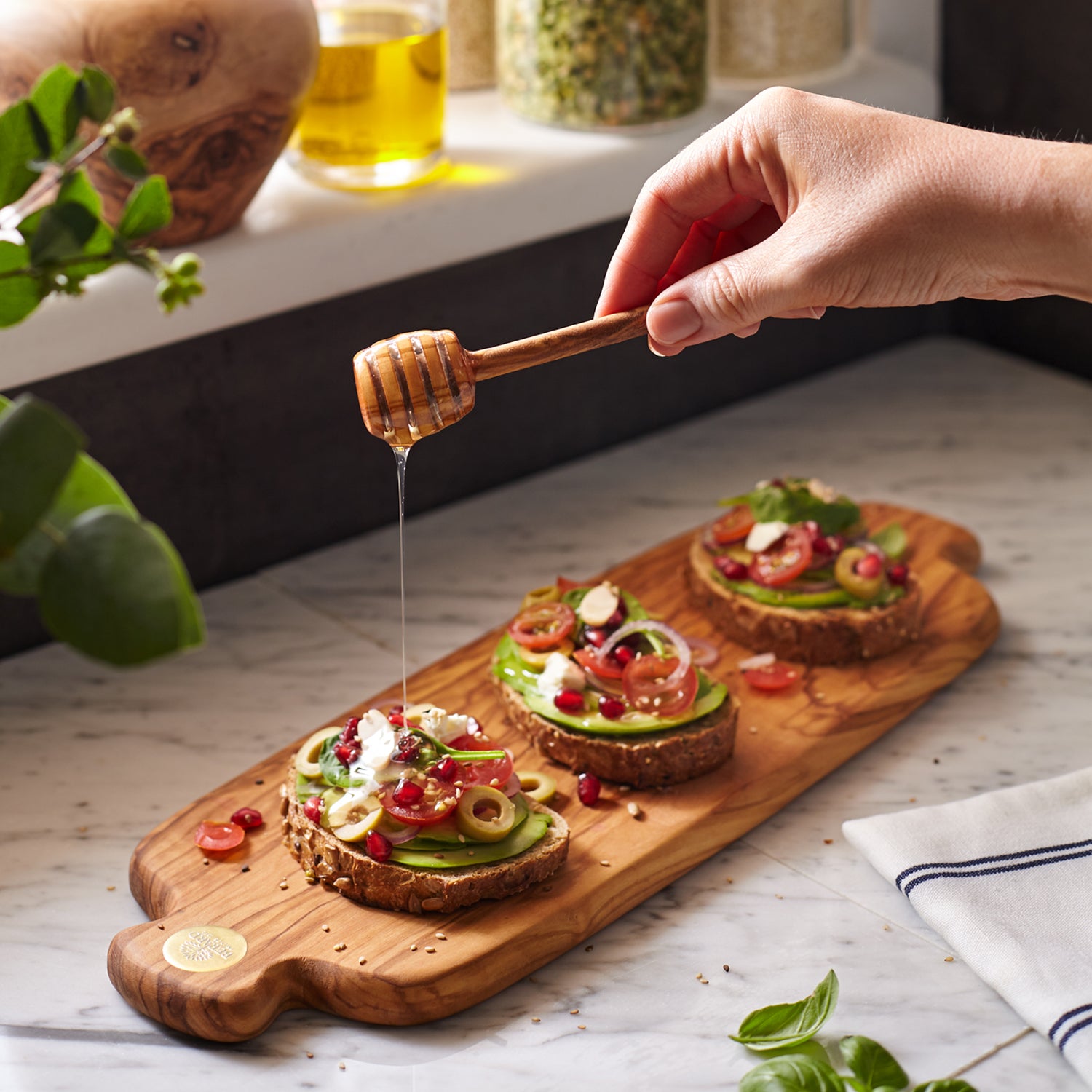 Racine - Schneidbrett aus Olivenholz