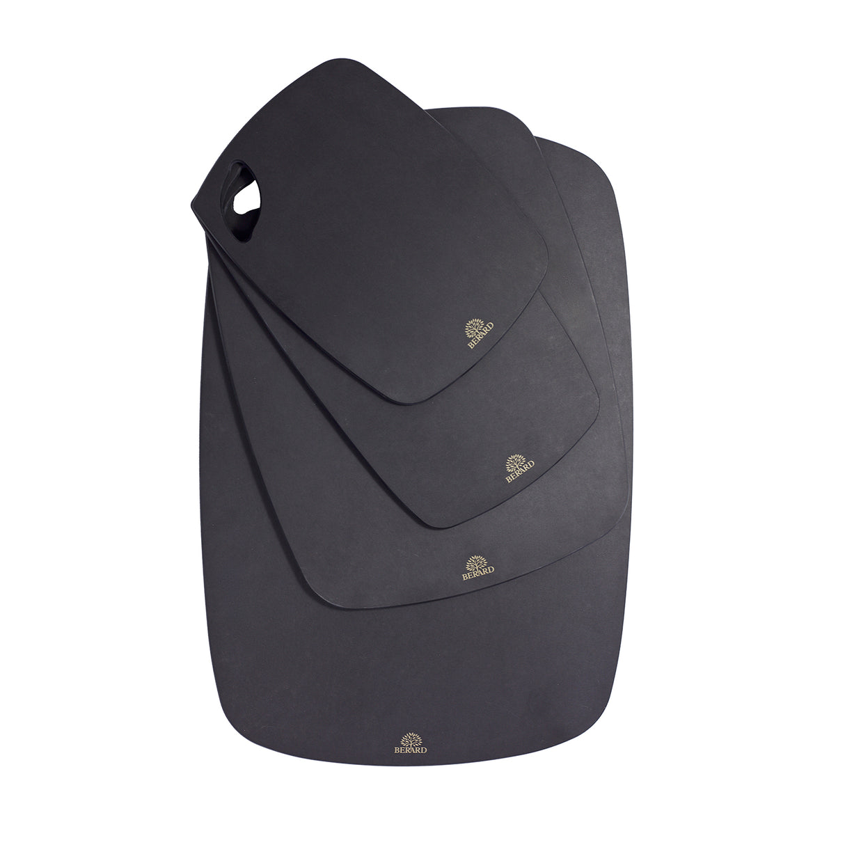 Schneidbrett aus Holzfaser, Anthrazit, in 4 Größen