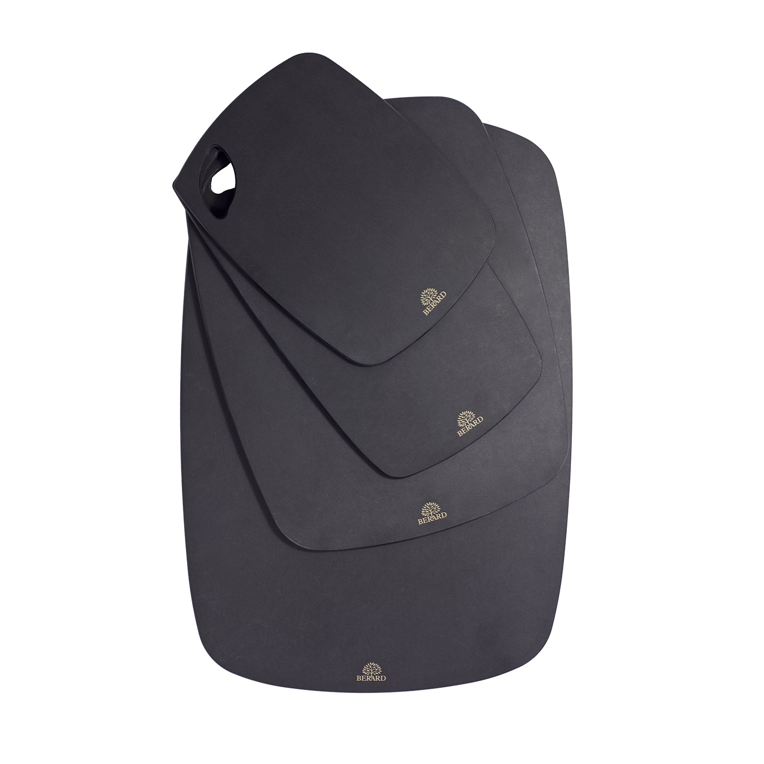 Schneidbrett aus Holzfaser, Anthrazit, in 4 Größen