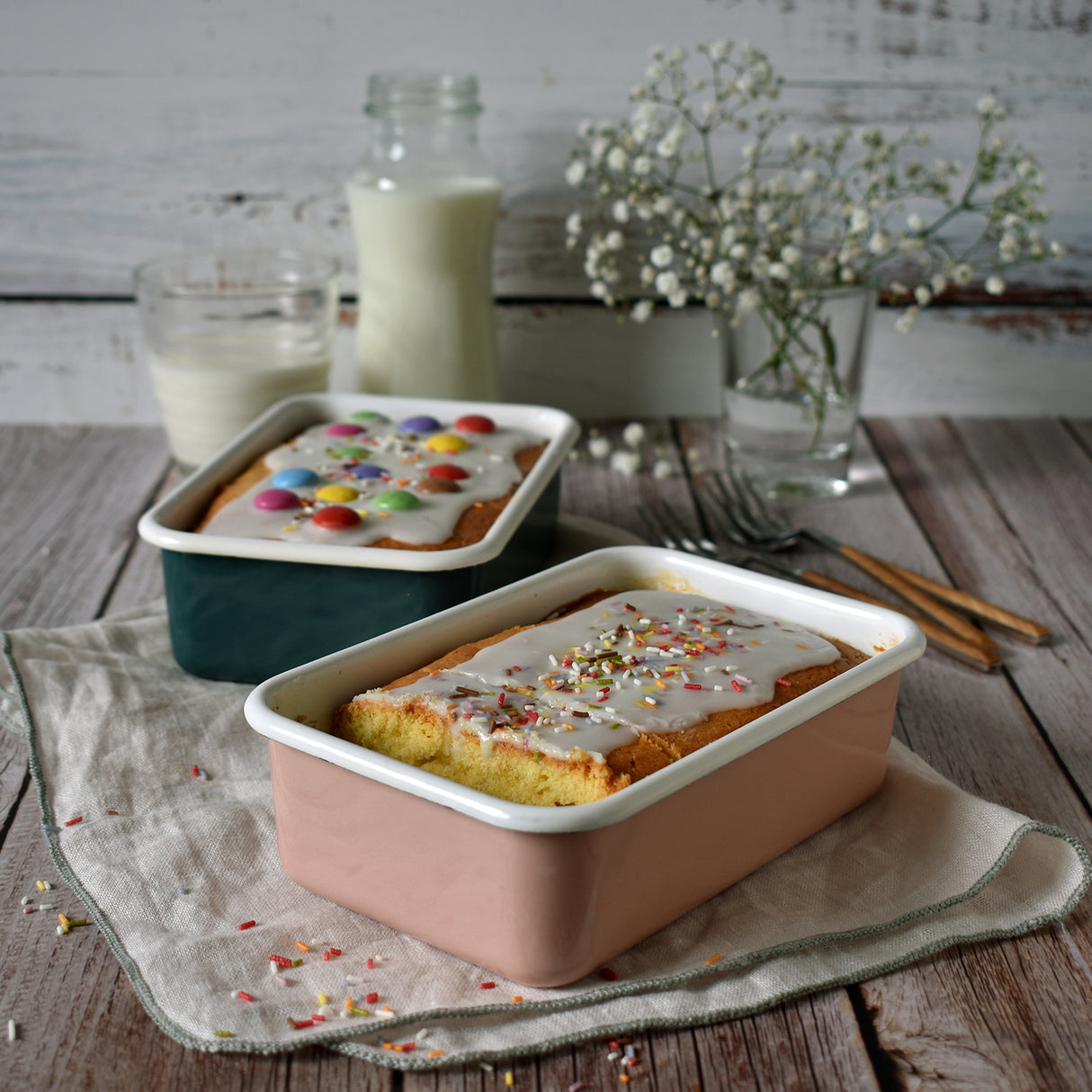 Color Line, Emaille Frischhaltedose, Grau S Flach, 0,42L