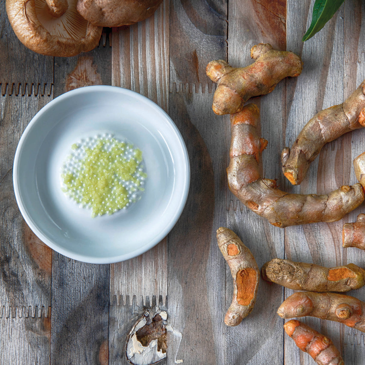 Keramikreibe für Ingwer und Gewürze