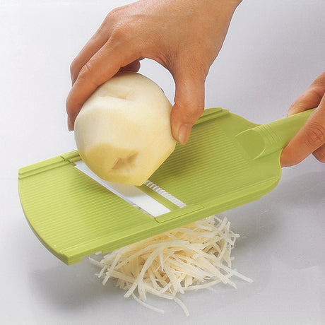Küchen-Hobel mit Keramik-Julienneklinge, grün
