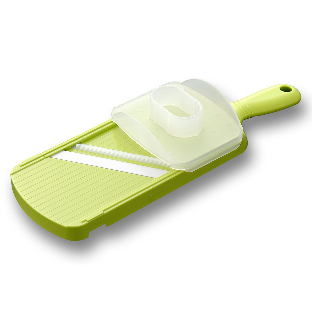Küchen-Hobel mit Keramik-Julienneklinge, grün