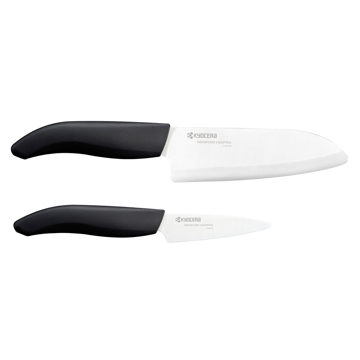 GEN Geschenkset: Schäl- (7,5 cm) und Santoku-Keramikmesser (14 cm)