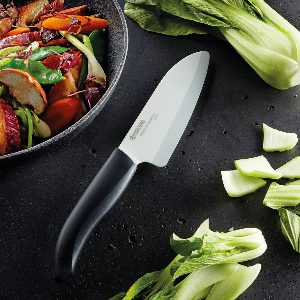 GEN Geschenkset: Schäl- (7,5 cm) und Santoku-Keramikmesser (14 cm)