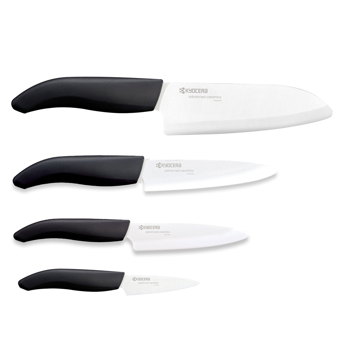 Bambus-Messerblock inklusive 4 Messer, Black Series