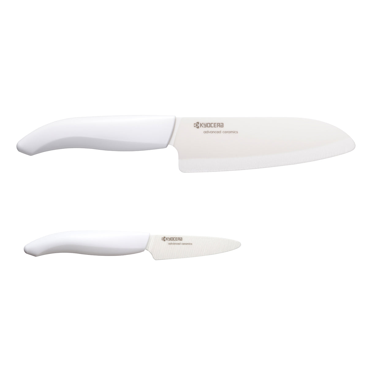 GEN Geschenkset: Schäl- und Santoku-Messer, weiss