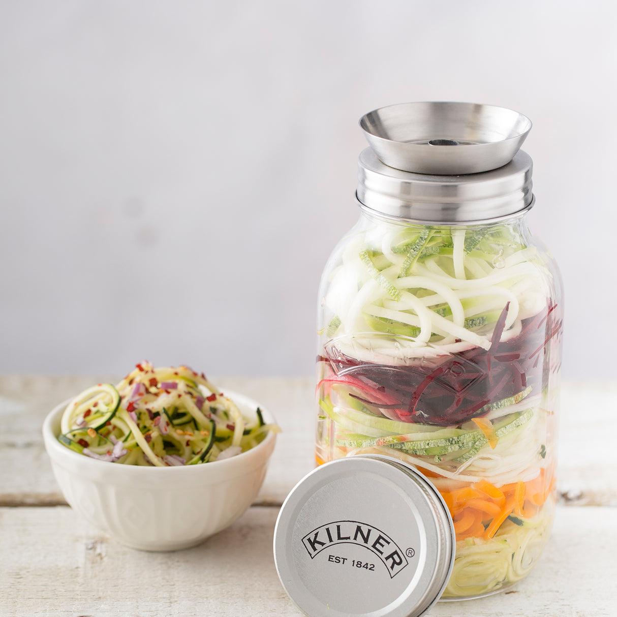 Spiralizer mit Glas 1 Liter