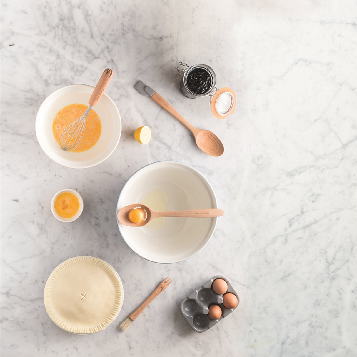 Kochlöffel mit Eiertrenner, 2 in 1