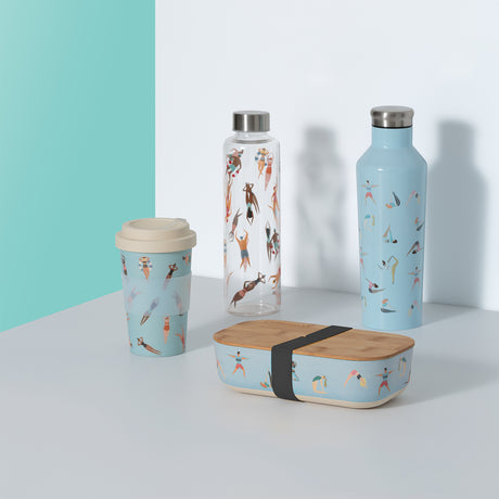 PURE | ACTIVE Trinkflasche aus Glas, 600 ml