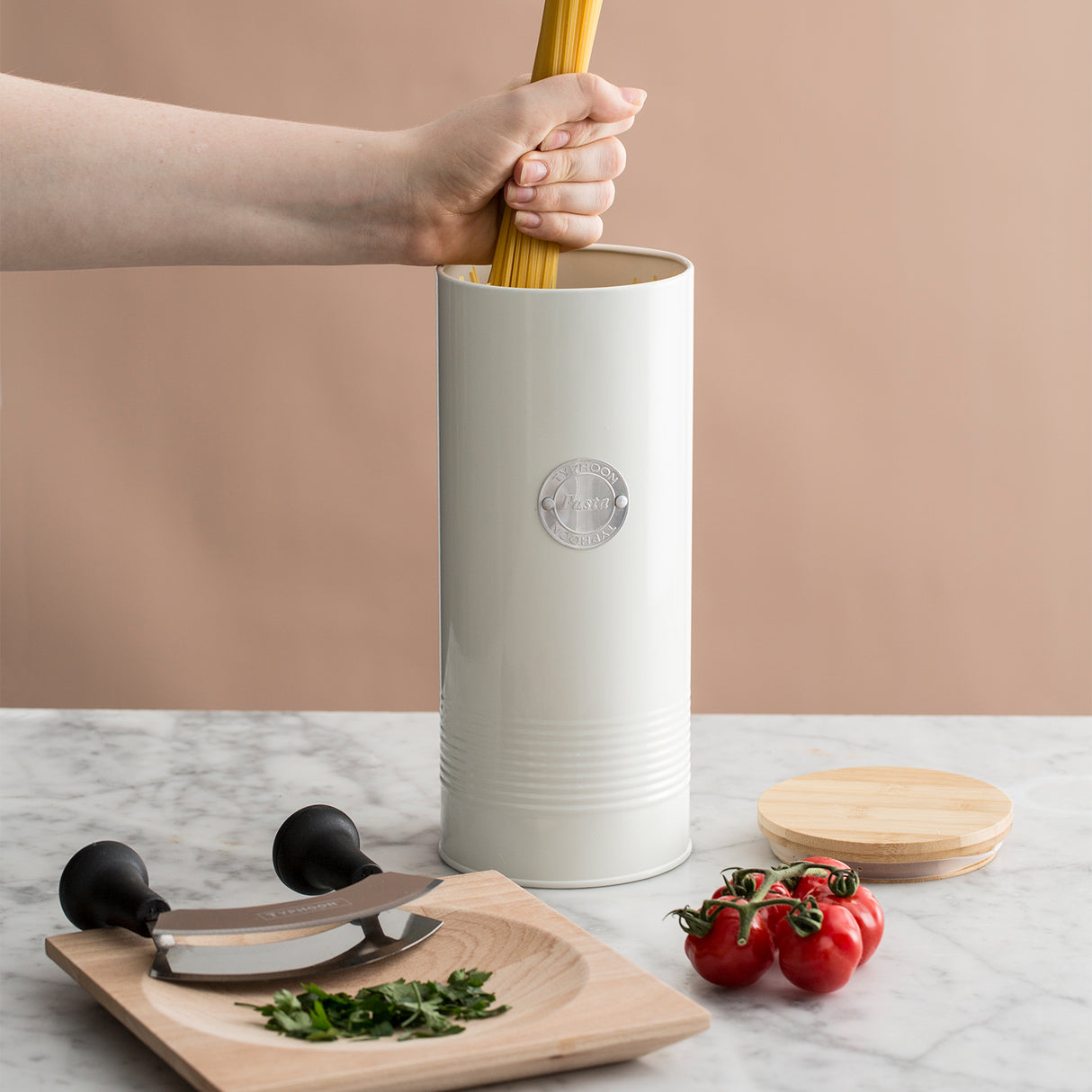 Living Collection Spaghettidose, pastellcreme, 2,5 Liter