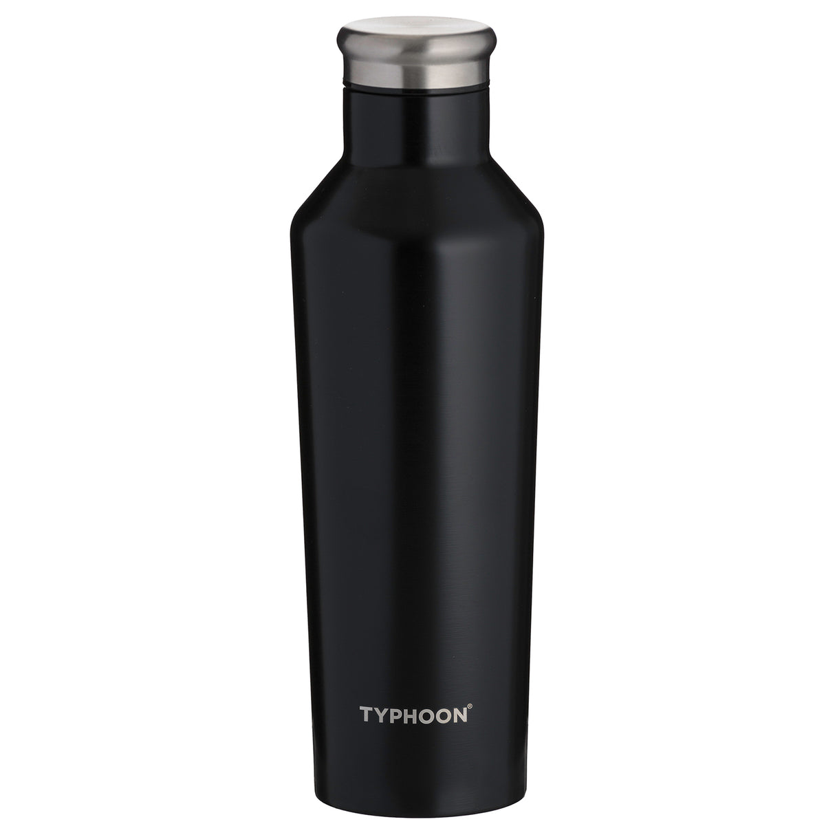 PURE | Isolierflasche aus Edelstahl, schwarz, 500 ml