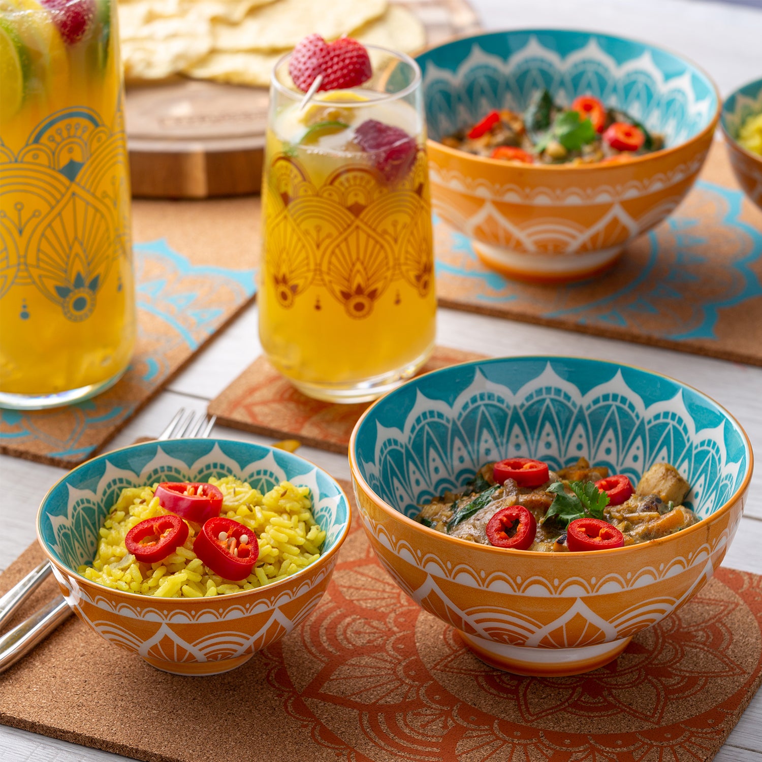 Worlds Foods | India Schale in 3 Größen